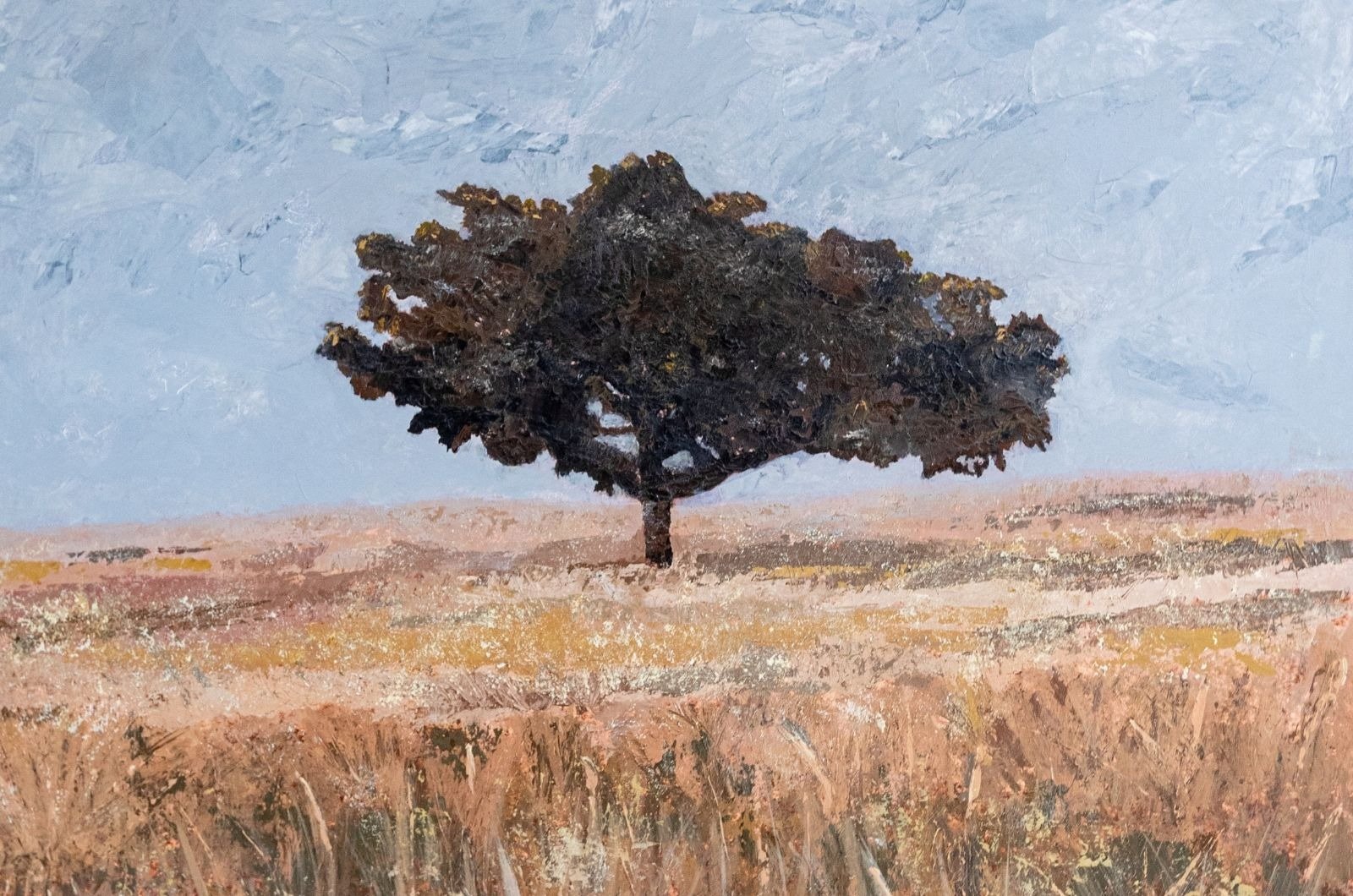 Detail of the painted tree
