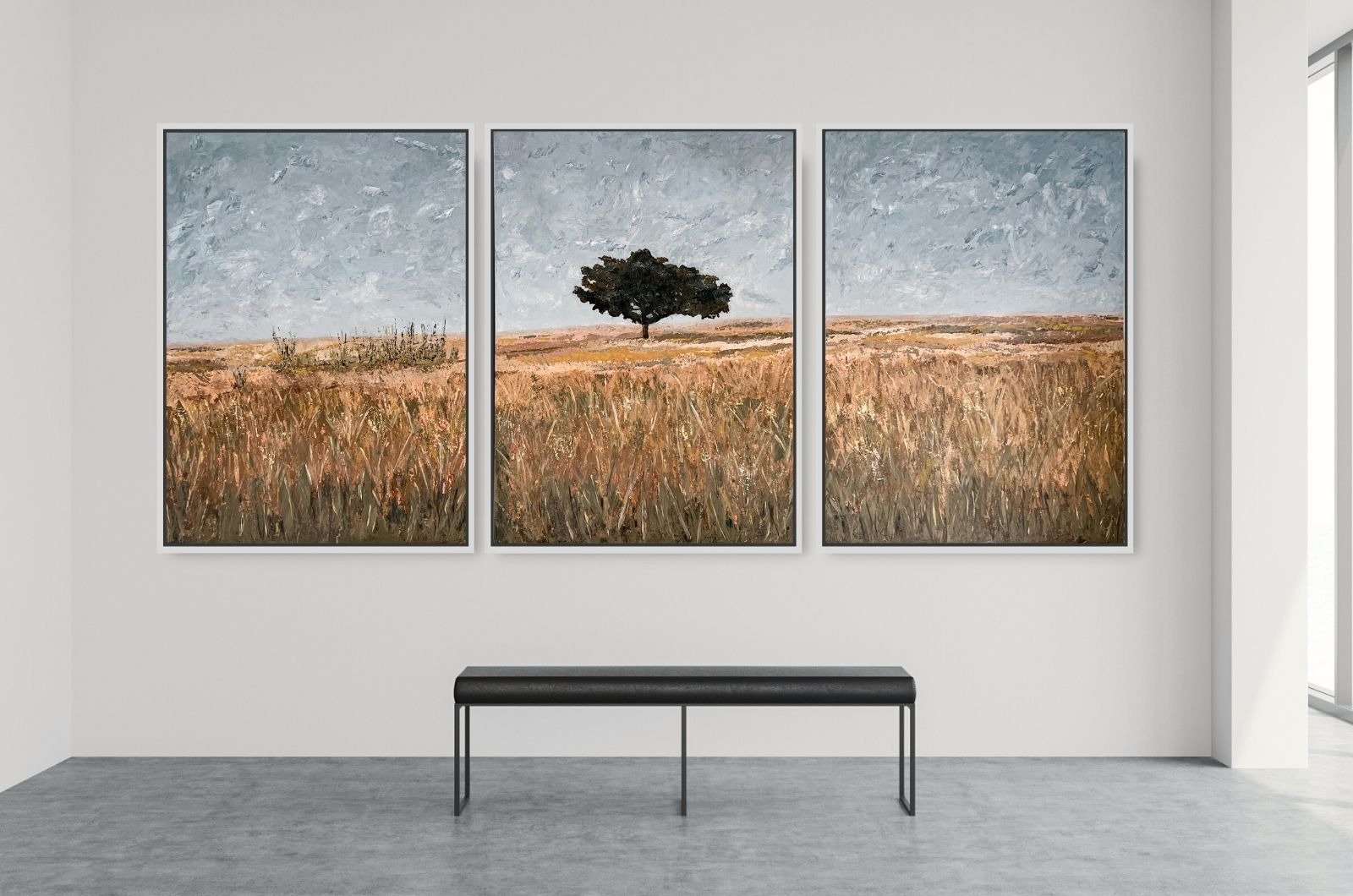 Valley of Solitude triptych by Martin Osner