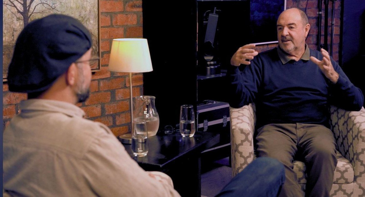 Martin Osner in conversation in the Osner Studio Atelier